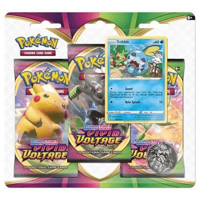 Vivid Voltage 3 Pack Blister - Sobble